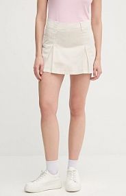 Spódnica mini Calvin Klein Jeans  beżowa J20J225215