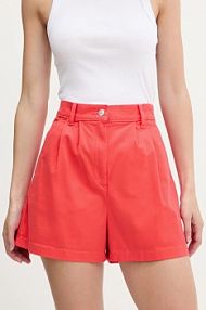 Szorty Tommy Jeans  czerwone damskie DW0DW21643