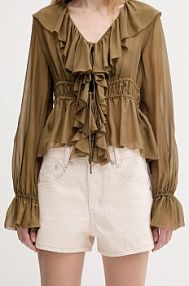 Szorty jeansowe Miss Sixty  beżowe 6S2JJ3330T