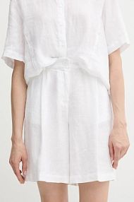 Szorty Sisley  białe damskie 4AGHL901K