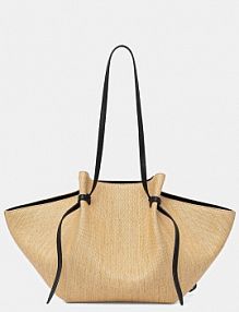 Torebka shopperka Yuzefi  beżowa YUZSS25.HB.LM