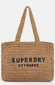 Torebka shopperka Superdry  brązowa W9110401A.F4X