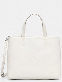 Torebka shopperka Calvin Klein Jeans  beżowa LV04K3111G