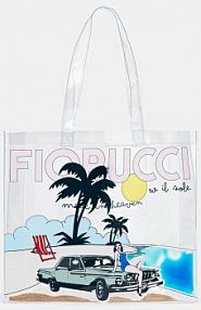 Torebka shopperka Fiorucci  transparentny U01FMABA276PT