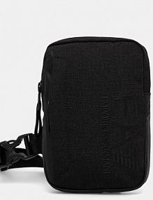 Saszetka na ramię EA7 Emporio Armani  czarna damska AF13820.7X000