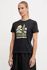 T-shirt Columbia  czarny damski 2120061