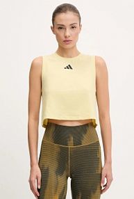 Top treningowy adidas performance  żółty JG6182