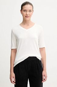 T-shirt United Colors of Benetton  beżowy damski 3Z12D401G