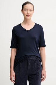 T-shirt United Colors of Benetton  granatowy damski 3Z12D401G