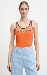 Top adidas Originals  pomarańczowy damski JC7767