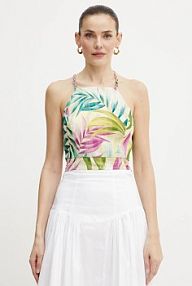 Bluzka Guess  beżowa damska W5GH74.WH9Z2