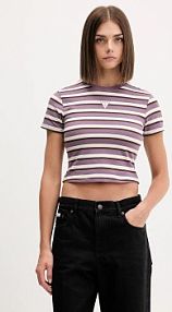 T-shirt Guess Originals  fioletowy damski W5GI57.J1314