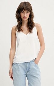 Bluzka Tommy Jeans  biała damska DW0DW20604