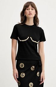 T-shirt Never Fully Dressed  czarny damski NFDTO1734