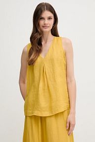 Bluzka United Colors of Benetton  żółta damska 5BMLDQ06W