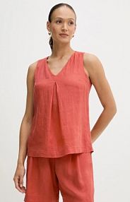 Bluzka United Colors of Benetton  czerwona damska 5BMLDQ06W