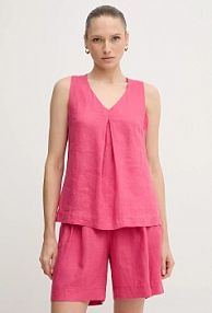 Bluzka United Colors of Benetton  różowa damska 5BMLDQ06W