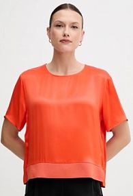 Bluzka Sisley  pomarańczowa damska 52BZLQ075