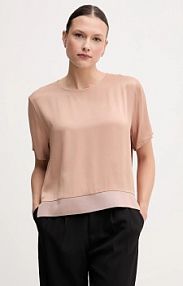 Bluzka Sisley  brązowa damska 52BZLQ075