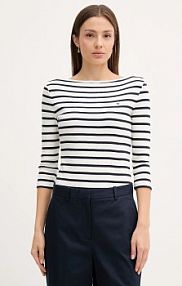 Longsleeve Tommy Hilfiger  granatowy damski WW0WW40589