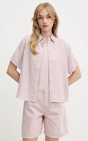 Koszula z krótkim rękawem Samsoe Samsoe  różowa F21200143