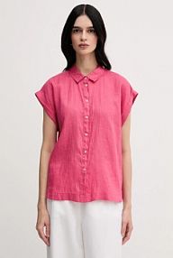 Koszula z krótkim rękawem United Colors of Benetton  różowa 5BMLDQ06V