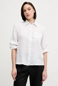 Koszula Sisley  biała damska 5BMLLQ06S