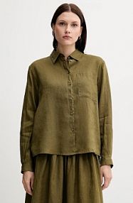 Koszula Sisley  zielona damska 5BMLLQ06S