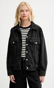 Kurtka jeansowe Levi's  czarna damska A1743