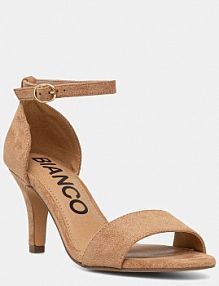 Sandały na obcasie Bianco  brązowe 20.50098