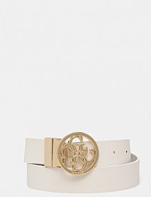 Pasek Guess  biały damski BW9166.P4235