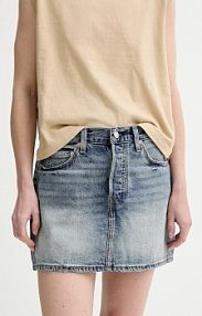 Spódnica mini Levi's  niebieska A4694