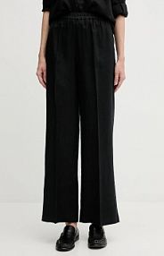 Spodnie eleganckie Sisley  czarne damskie 4AGHLF03U