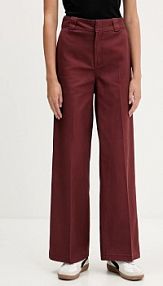 Spodnie eleganckie Dickies  bordowy damskie DK0A4YSE