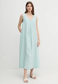 Sukienka maxi United Colors of Benetton  turkusowa 4AGHDV07C