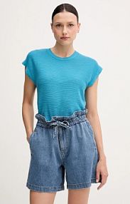 Kamizelka United Colors of Benetton  niebieska damska 105GD109Z