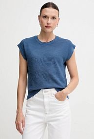 Kamizelka United Colors of Benetton  niebieska damska 105GD109Z