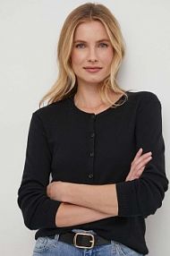 Kardigan United Colors of Benetton  czarny 1091D5558