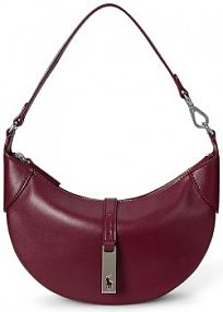 Torebka shopperka Polo Ralph Lauren  bordowy 428871248