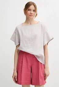 Bluzka Sisley  beżowa damska 5BMLLQ06R