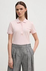 Koszulka polo Lacoste  różowa damska PF5462