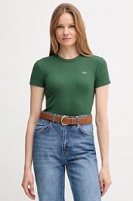T-shirt Lacoste  zielony damski TF5538