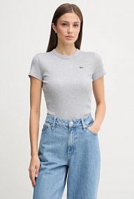 T-shirt Lacoste  szary damski TF5538