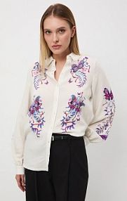 Koszula z długim rękawem Medicine  beżowa RW25-KDD054