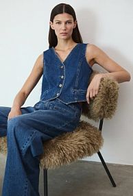 Kamizelka Medicine  niebieska damska RW25-KZD400