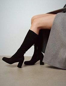 Kozaki Medicine  czarne damskie RW25-OBD314