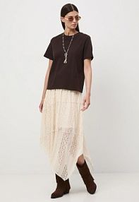 Spódnica maxi Medicine  beżowa RW25-SDD406