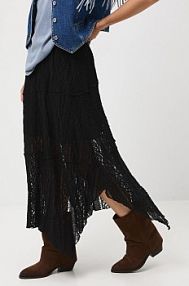 Spódnica maxi Medicine  czarna RW25-SDD406