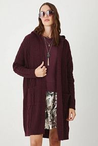 Kardigan Medicine  bordowy RW25.SWD102