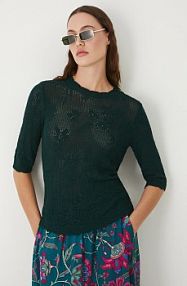 Sweter Medicine  zielony damski RW25.SWD105